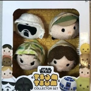 Tsum Tsum Star Wars Collector Set 4 Pack Plush Toys NEW